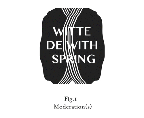 Moderation(s) - a two-year collaboration between Spring and<br/>Witte de With Center for Contempoaray Art in Rotterdam, 2012-2014